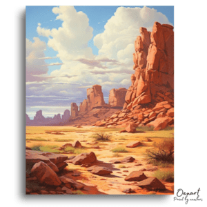 Majestic Desert Canyon Vista - Paint by Numbers Kit