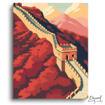Majestic Great Wall Journey - Paint by Numbers Kit