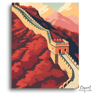 Majestic Great Wall Journey - Paint by Numbers Kit