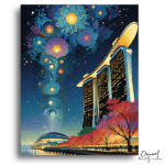 Marina Bay Dreamscape - Paint by Numbers Kit