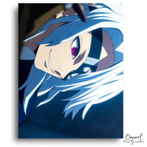 Mischievous White-Haired Gaze - Paint by Numbers Kit