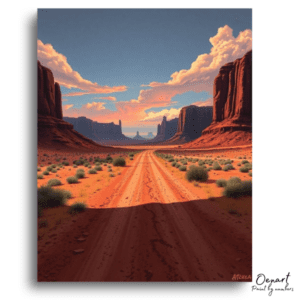 Monument Valley Serenity - Paint by Numbers Kit
