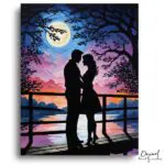 Moonlit Embrace - Paint by Numbers Kit
