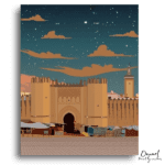 Moroccan Night Gate - Paint by Numbers Kit