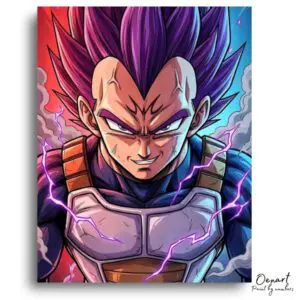 Purple Spiked Warrior - Paint by Numbers Kit