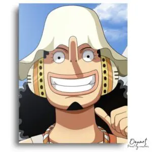 Smiling Long-Nosed Character with Hat - Paint by Numbers Kit