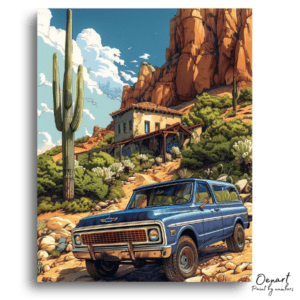 Southwestern Desert Adventure - Paint by Numbers Kit