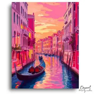 Venetian Sunset Serenity - Paint by Numbers Kit