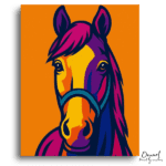 Vibrant Equine Art - Paint by Numbers Kit