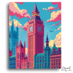 Vibrant London Cityscape - Paint by Numbers Kit