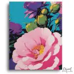 Vibrant Peony Bloom - Paint by Numbers Kit