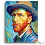 Vibrant Van Gogh Portrait - Paint by Numbers Kit