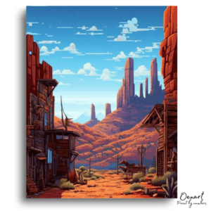 Wild West Desert Adventure - Paint by Numbers Kit