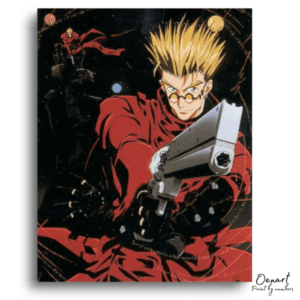 Blonde Gunman in Red Coat - Paint by Numbers Kit