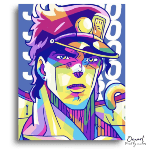 Bold Pop Art Styled Hero - Paint by Numbers Kit