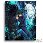 Boy With Mystical Wolves - Paint by Numbers Kit