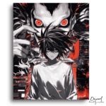 Dark Investigator Red-Eyed Monster - Paint by Numbers Kit