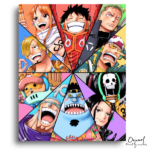 Diverse Smiling Faces Mosaic - Paint by Numbers Kit