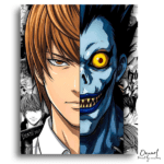 Duality of Minds and Monsters - Paint by Numbers Kit