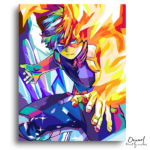 Dynamic Hero Dual Element Powers - Paint by Numbers Kit