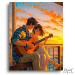 Golden Hour Love Song - Paint by Numbers Kit