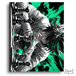 Intense Chess Player - Paint by Numbers Kit