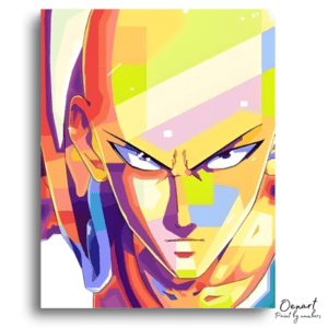 Intense Heroic Gaze - Paint by Numbers Kit