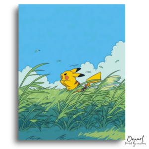 Little Yellow Creature Running Free - Paint by Numbers Kit