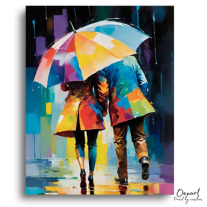 Love in the Rain - Paint by Numbers Kit