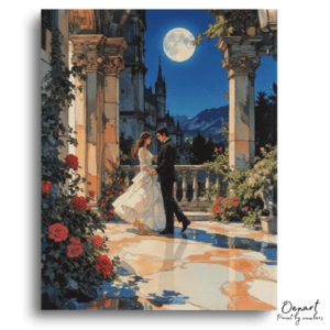 Moonlit Romantic Evening - Paint by Numbers Kit