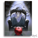 Pensive Figure, Red Apple Mystery - Paint by Numbers Kit