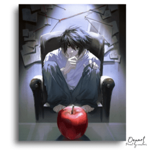 Pensive Figure, Red Apple Mystery - Paint by Numbers Kit