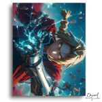 Red Coat Alchemist With Lightning Arm - Paint by Numbers Kit