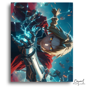 Red Coat Alchemist With Lightning Arm - Paint by Numbers Kit