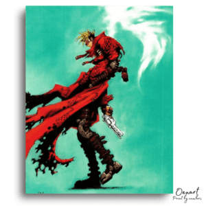 Red Coated Revolver Wielder - Paint by Numbers Kit