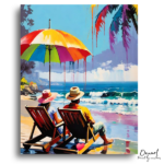 Romantic Beach Day Retreat - Paint by Numbers Kit