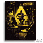 Romantic Cafe Melodies - Paint by Numbers Kit