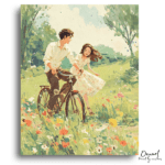 Romantic Meadow Ride - Paint by Numbers Kit