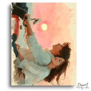 Romantic Sunset Ride - Paint by Numbers Kit