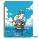 Sheep-Headed Pirate Ship Voyage - Paint by Numbers Kit