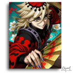 Sinister Blond with Bloody Fan - Paint by Numbers Kit