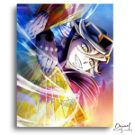 Smiling Fan Wielder - Paint by Numbers Kit