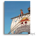 Straw Hat Boy on Sail - Paint by Numbers Kit