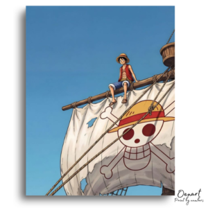 Straw Hat Boy on Sail - Paint by Numbers Kit