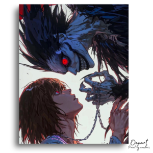 Supernatural Encounter and Red Eyes - Paint by Numbers Kit