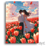 Sweethearts in Bloom - Paint by Numbers Kit