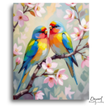 Vibrant Feathered Friends - Paint by Numbers Kit