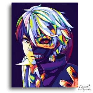 Vibrant Split Identity Figure - Paint by Numbers Kit