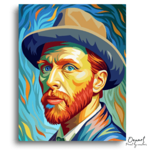 Vibrant Van Gogh Portrait - Paint by Numbers Kit