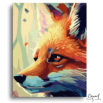Vibrant Woodland Fox - Paint by Numbers Kit